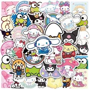 Kawaii 12 Vinyl Stickers - Mystery Bundle
